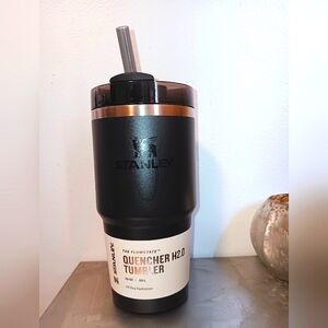 Stanley Black Quencher 20oz. Tumbler with Straw